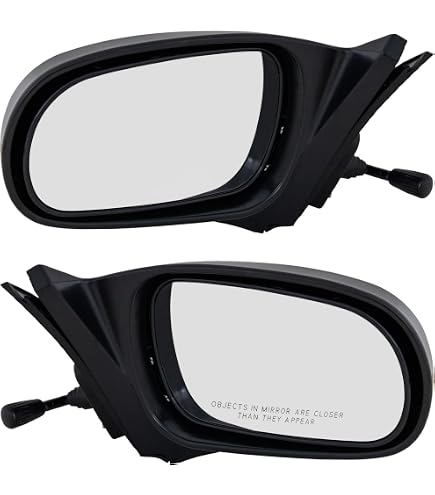 Amazon.com: Spec-D Tuning Manual Sports Side Mirrors Black | For